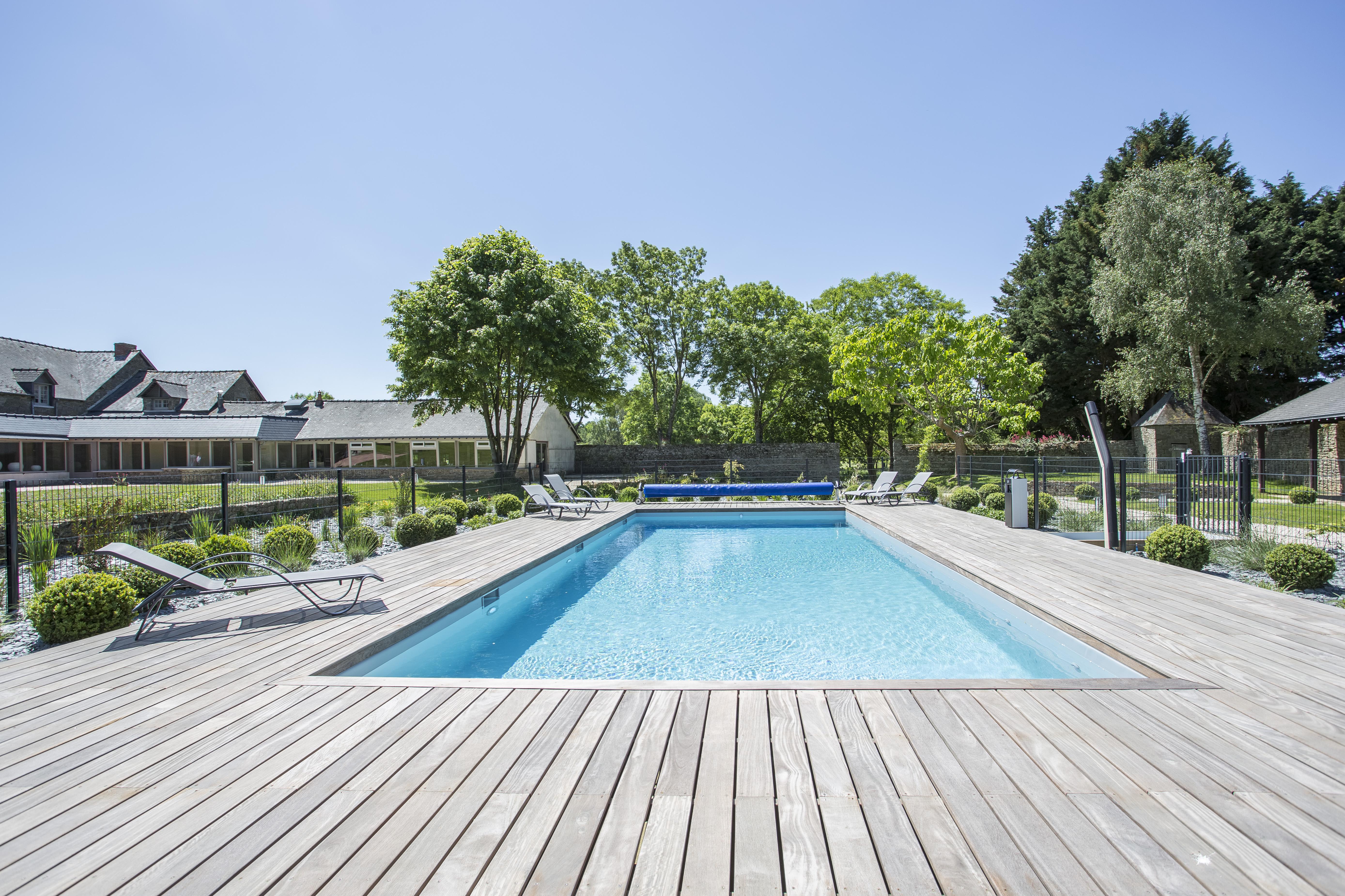 Le Tronchet  Hotel De L'Abbaye מראה חיצוני תמונה
